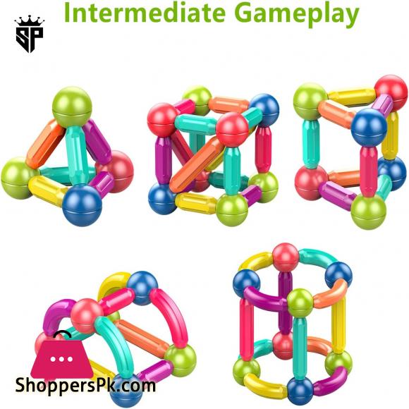 Magnetic Building Block Rod 98 PCS