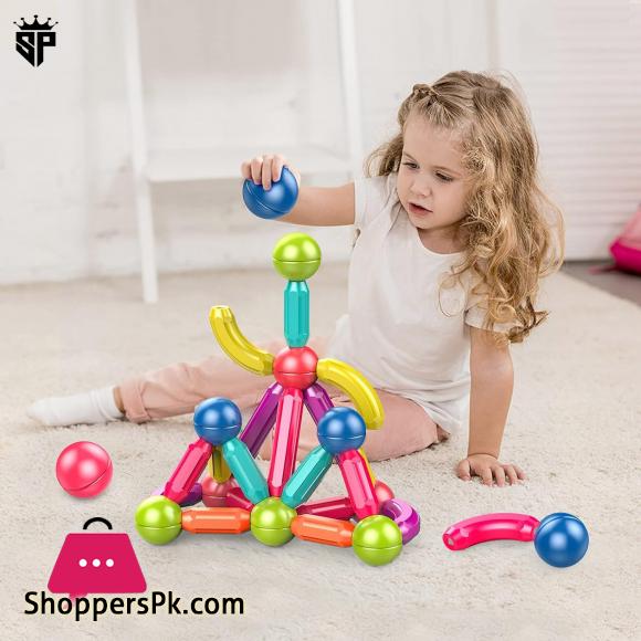 Magnetic Building Block Rod 98 PCS