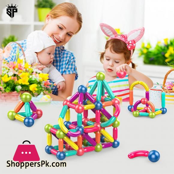 Magnetic Building Block Rod 98 PCS