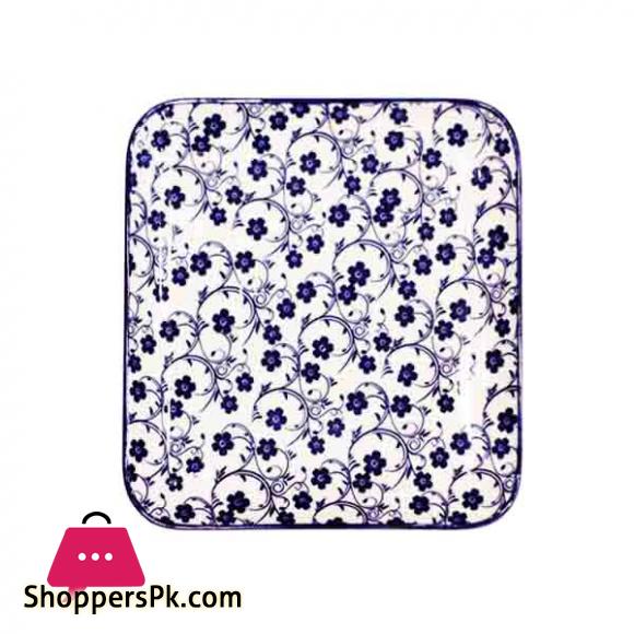 Danny Home Porcelain Blue Flower 10 Inch Flat Plate 100FP 2011
