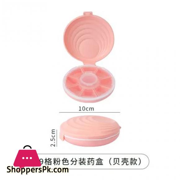 Portable Mini Pill Case-Small Pill Box-Cute Pill Case-Portable for Pocket Purse Briefcase Travel Pills Box Medicine Storage Container
