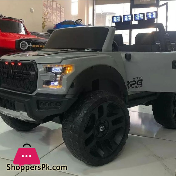 Power Battery Operated Police Ride On Jeep With Lights and Music