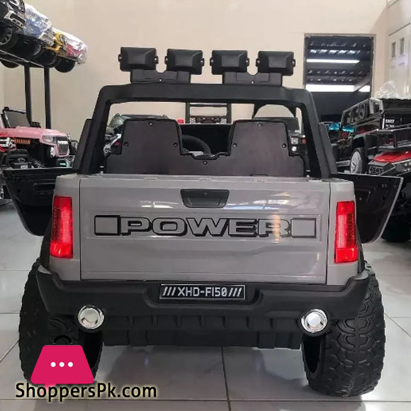 Power Battery Operated Police Ride On Jeep With Lights and Music