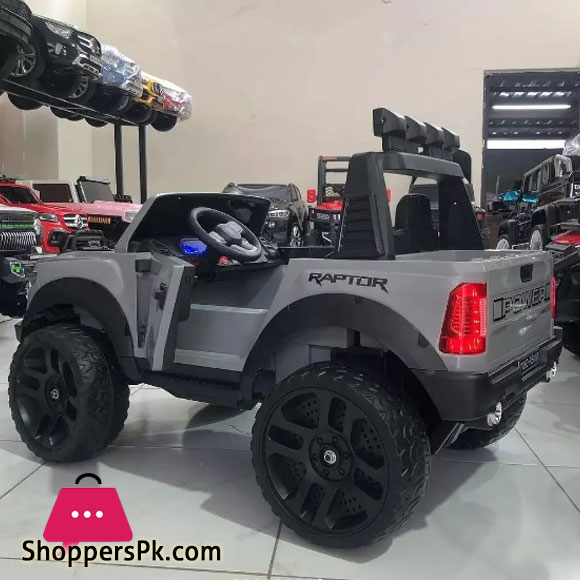Power Battery Operated Police Ride On Jeep With Lights and Music