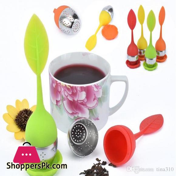 Silicon Tea Leaf Shape Infuser 1 Pcs