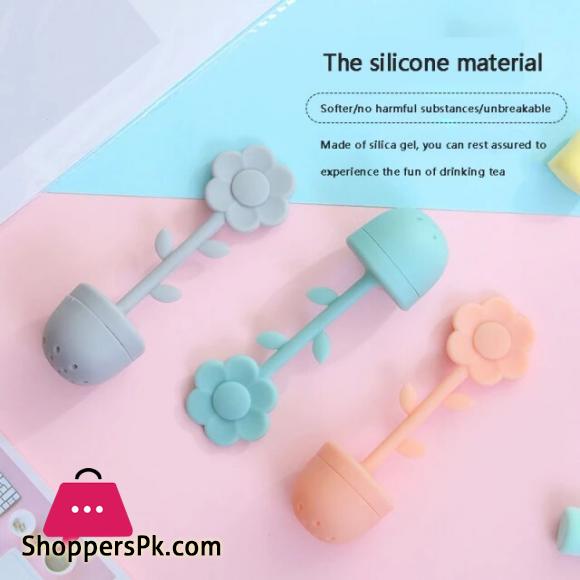 Silicon Tea Leaf Shape Infuser 1 Pcs