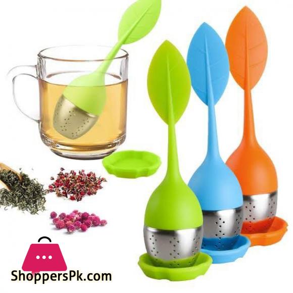Silicon Tea Leaf Shape Infuser 1 Pcs