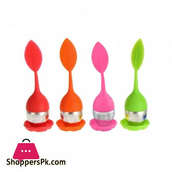 Silicon Tea Leaf Shape Infuser 1 Pcs