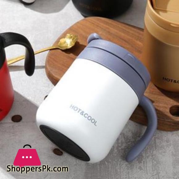 Stainless Steel Coffee Mugs Hot & Cold 350ml Drinkware Water Cups Thermos Insulation With cover and Handle Travel Tea Mug