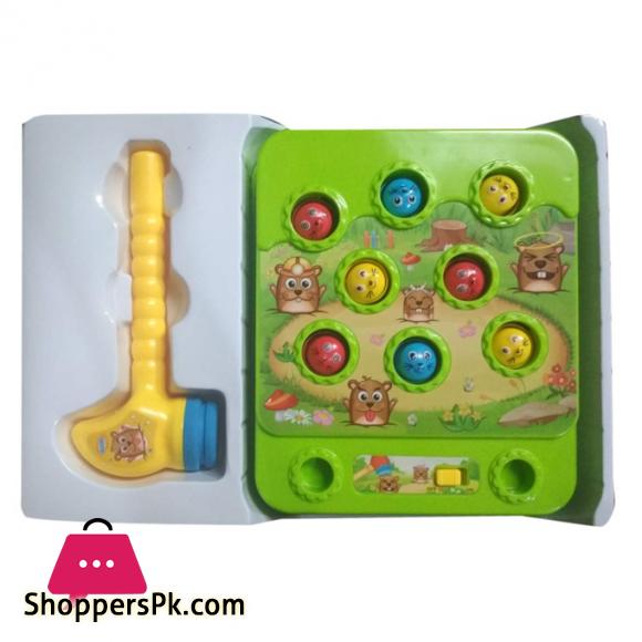 WHAC-A-MOLE Electronic Toy With Hammer Challenge Game Toy For Kids