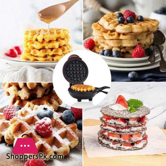 Waffle Maker Stainless Steel Non-Stick Electric 350 Watts