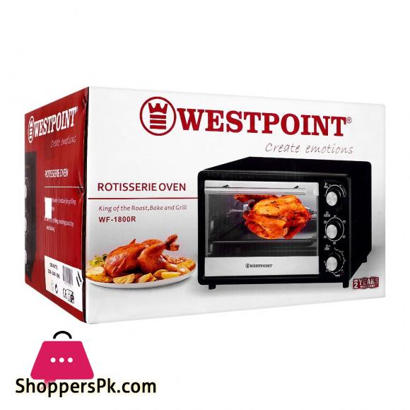 Westpoint Oven Toaster 28Ltr - WF-2800R - With Kebab Grill