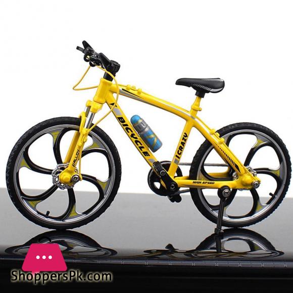 Zinc Alloy Finger Mountain Bike Mini Bicycle Model Cool Boy Toy Decoration Crafts for Home