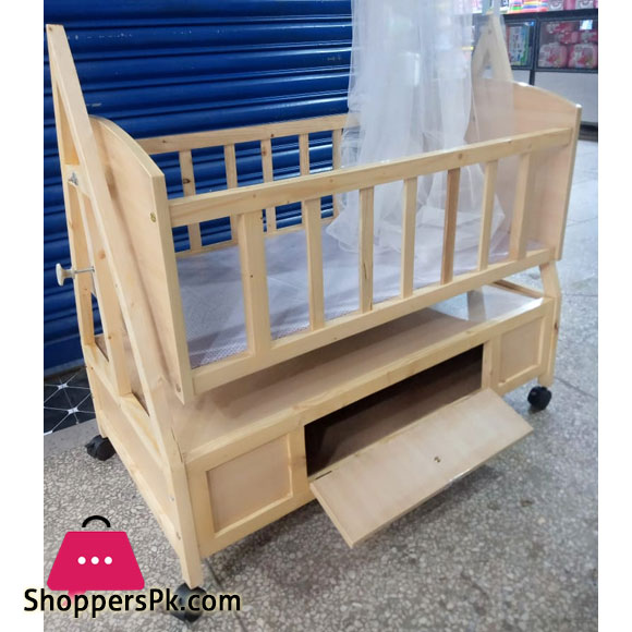 Baby wooden Cradling Swing Cot