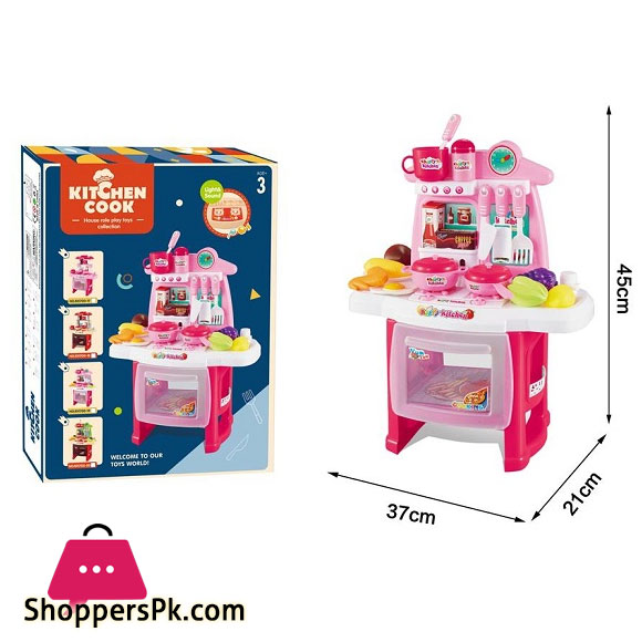 Battery Powered Music and Lighting Kitchen Set for Girls Most Popular Play Toys for Girls