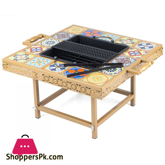BBQ Charcoal Grill Perfect for Home Picnics Barbecues With A Modern Design