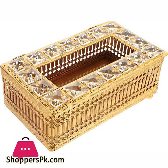 Crystal Paper Box Living Room Tissue Cover Box