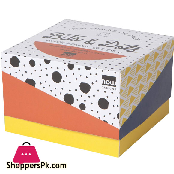 Danny Home Bits & Dots Pinch Bowls Set of 6 - GIFT-001