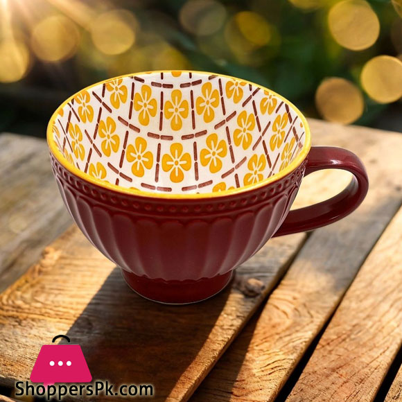 Danny Home Ceramic Clover Mug 355ML 1Pcs
