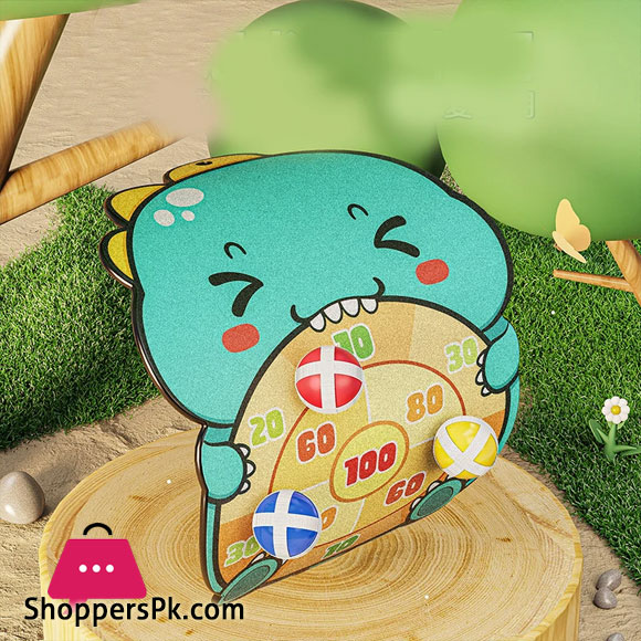 Dinosaur Ball Gun Target Ejection Sticky Ball Kid Baby Indoor Darts Boys Puzzle Throwing Ball Indoor outdoor toy gift Party game