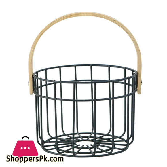 Fruit Basket Household Kitchen Vegetables Storage Basket Simple Modern Creative Iron Basket Portable Picnic Basket