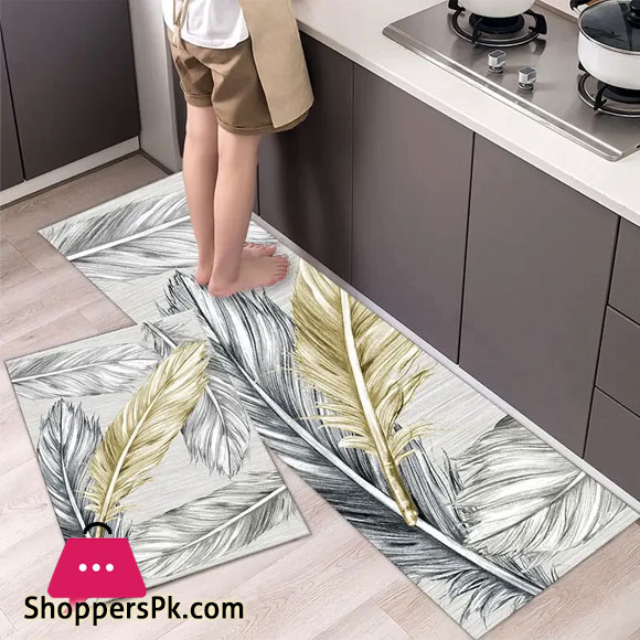 Kitchen PU Non Slip Mat / Oil Proof / Water-Proof / Scratch Resistant / Anti-Drop Floor Mat / Balcony / Corridor