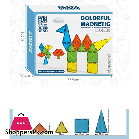 Magnetic Blocks 28-Pc YK-030