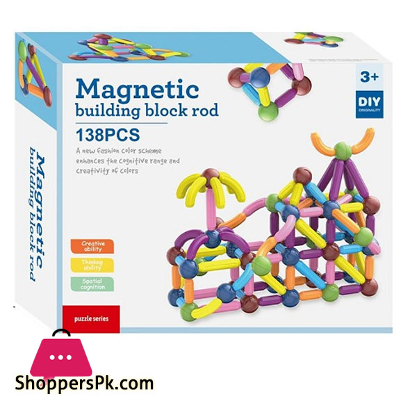 Magnetic Building Block Rod 96 PCS