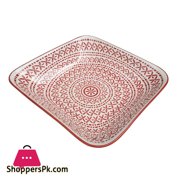 Danny Home Porcelain Red 10 Inch Flat Plate 100FP 2020