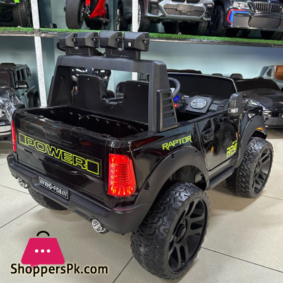 Power Battery Operated Police Ride On Jeep With Lights and Music