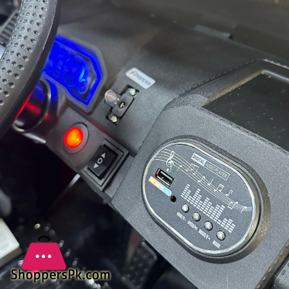 Power Battery Operated Police Ride On Jeep With Lights and Music