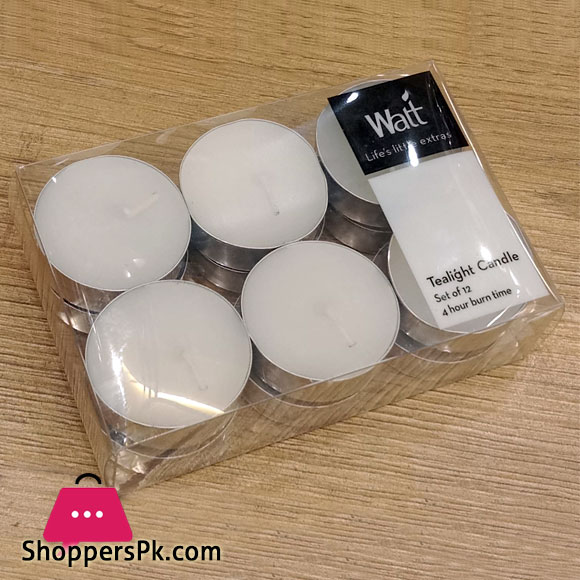 Walt Tealight Candle Box of 12 pcs