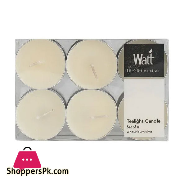 Walt Tealight Candle Box of 12 pcs