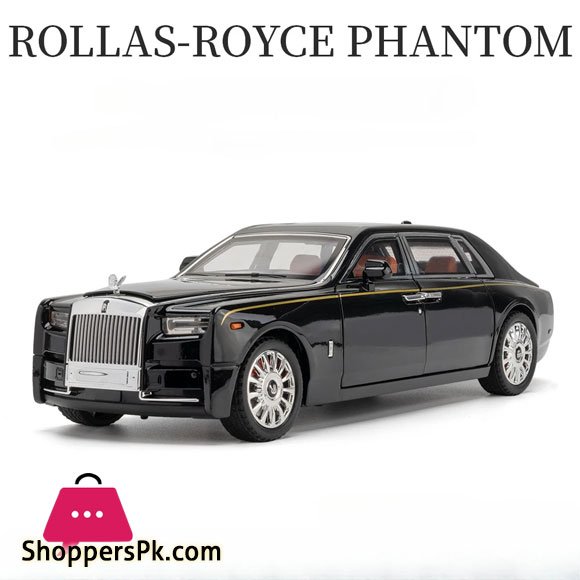 1:18 Rolls-Royce Phantom Car toy Model Alloy Diecast Metal Cars with Sound and Light Pull Back Function
