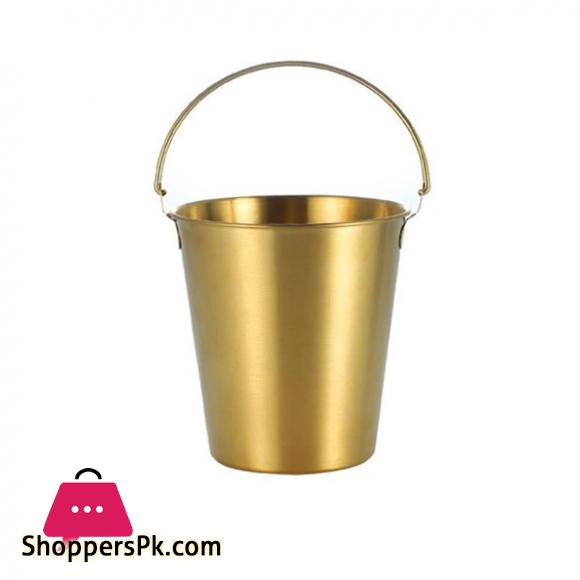 304 Stainless Steel Creative Kitchen Restaurant Snack Storage Bucket 1800ml