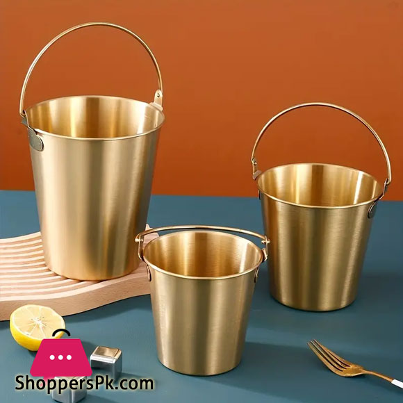 304 Stainless Steel Creative Kitchen Restaurant Snack Storage Bucket 700ml