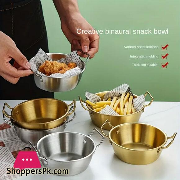 304 Stainless Steel Ramen Bowl Rice Bowl Light Luxury Tableware Snack Food Bowl Soup Bowl 12 x 4 CM