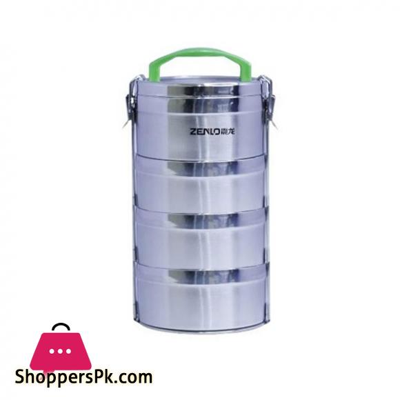 4 layer Stainless Steel Lunch Box with Handle – ASL1404