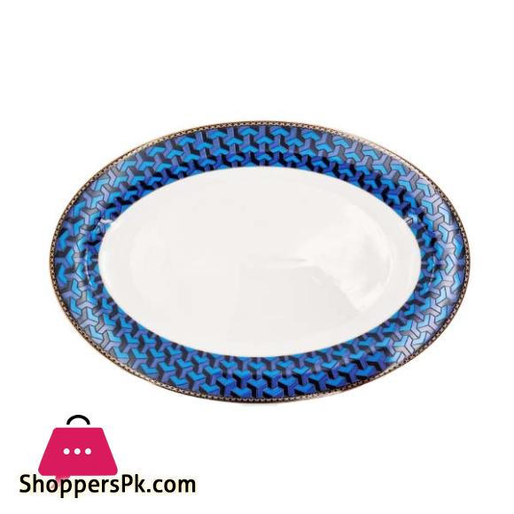 Angela Blue Shed Oval Platter RM281