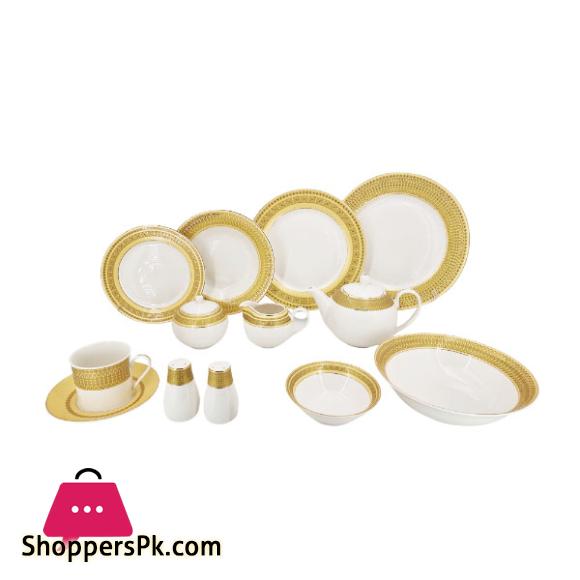 Angela Golden Borders 47 Piece Dinner Set RM294