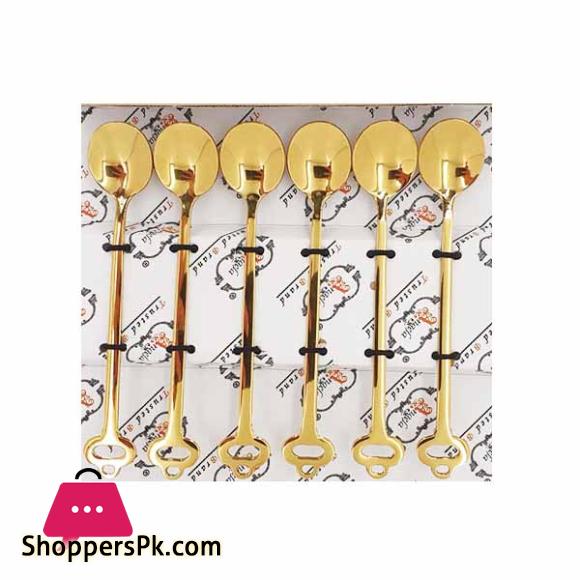 Angela Sweet Spoon Gold Pack of 6 MK92
