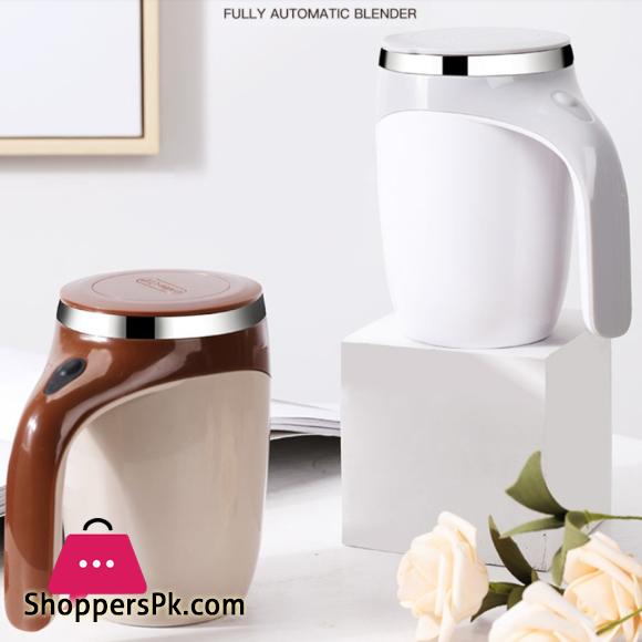 Automatic Mixing Cup Stainless Steel Electric Magnetic Rotating Coffee Cup Electric Coffee Mug