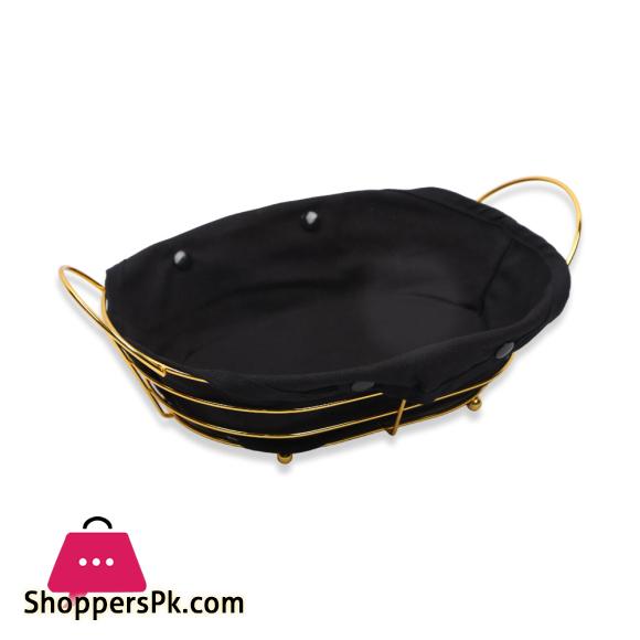 BREAD BASKET GOLDEN 37 x 26 x 12 cm