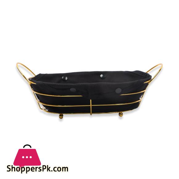 BREAD BASKET GOLDEN 37 x 26 x 12 cm