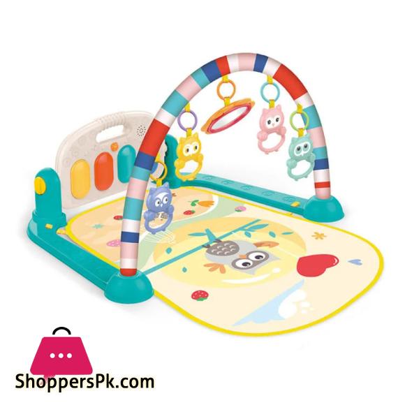 Baby Crawling Fitness Play Mat With Light And Music