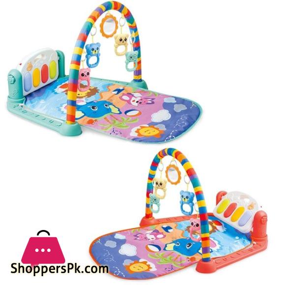 Baby Crawling Fitness Play Mat With Light And Music