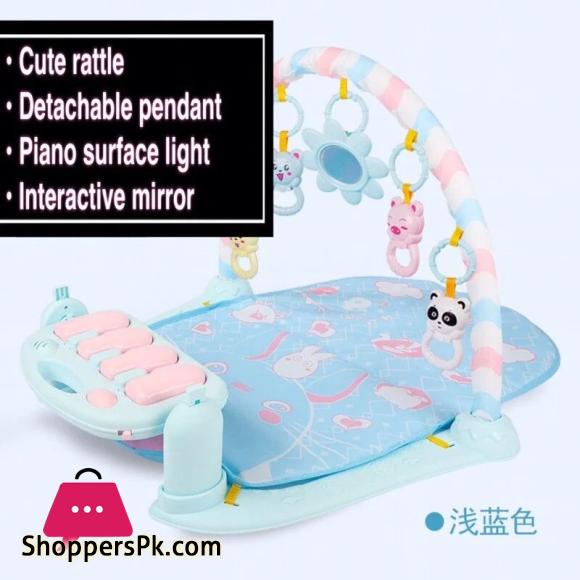 Baby Crawling Fitness Play Mat With Light And Music