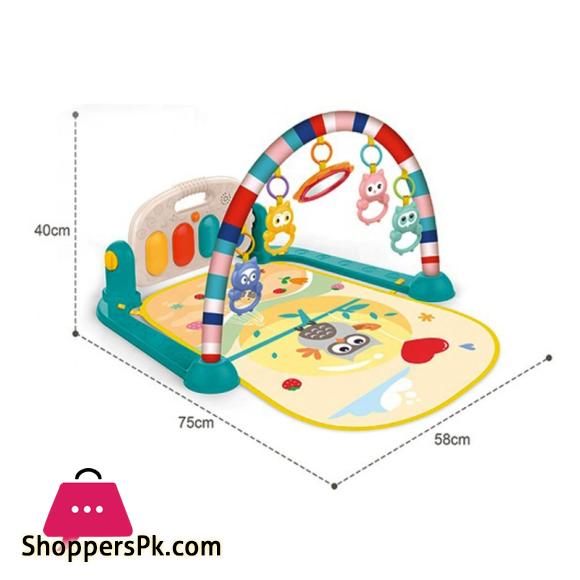 Baby Crawling Fitness Play Mat With Light And Music
