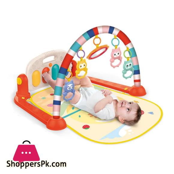 Baby Crawling Fitness Play Mat With Light And Music