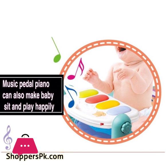 Baby Crawling Fitness Play Mat With Light And Music